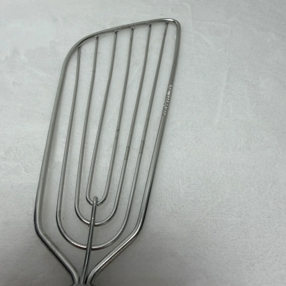 VTG Red Bakelite Handle Potato Masher Stainless Steel Retro MCM‎ Farmhouse
